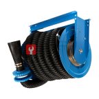  (CA500007610ABS55F) Катушка для удаления выхлопных газов ROSSVIK шланг 76мм*8м с вентилятором  (2)