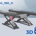  Подъемник ножничный для сход-развала 4,5 тонн 380В (серый) NORDBERG N634-4,5G_380_H (2)