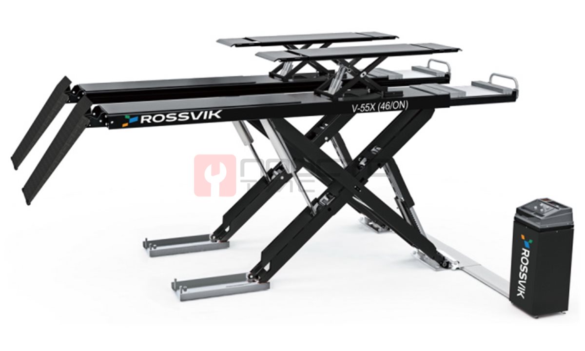  Автоподъемник ножничный ROSSVIK PRO V-55X (46/ON) напольный для р/с, г/п 5.5т, 380В RAL7040 Серый (0)