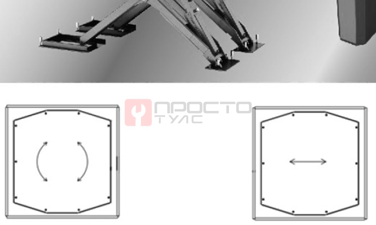  Подъемник ножничный Everlift EE-6603BWF.48L.42T.E.PD (0)