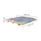  LR06 Низкоуровневый передвижной подъемник 2,8 т. (Синий) (6)