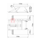  LR10 Низкоуровневый передвижной подъемник 4,5 т (Синий) (2)