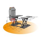  WDK-505Z Подъемник ножничный мобильный шиномонтажный 3 тонны, 220В (2)