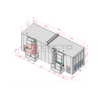  KraftWell KRW1655-MG Покрасочная камера 16 х 5 х 5 м., 88 000 м3/ч мни (0)