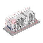  KraftWell KRW1855-TM Покрасочная камера 18 х 5 х 5 м., 75 000 м3/ч мни (0)
