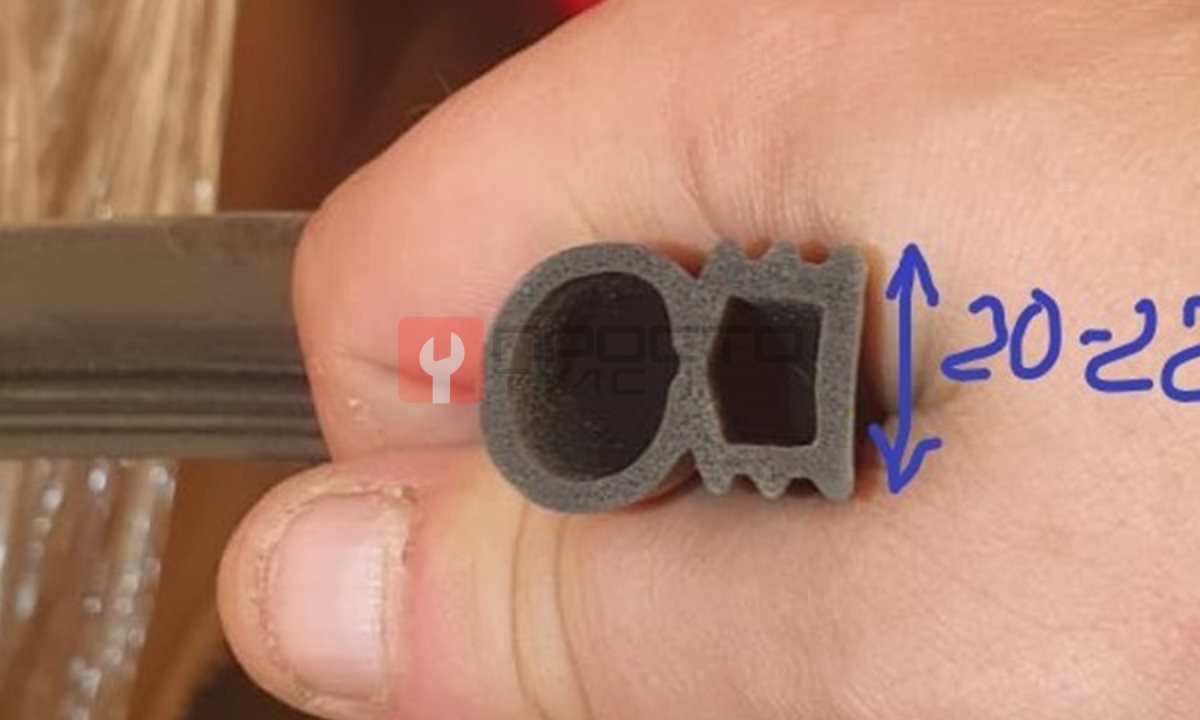  Уплотнитель для ворот 20-21mm (бухта 22,5м) Старые модели (0)