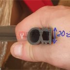 Уплотнитель для ворот 20-21mm (бухта 22,5м) Старые модели мни (0)