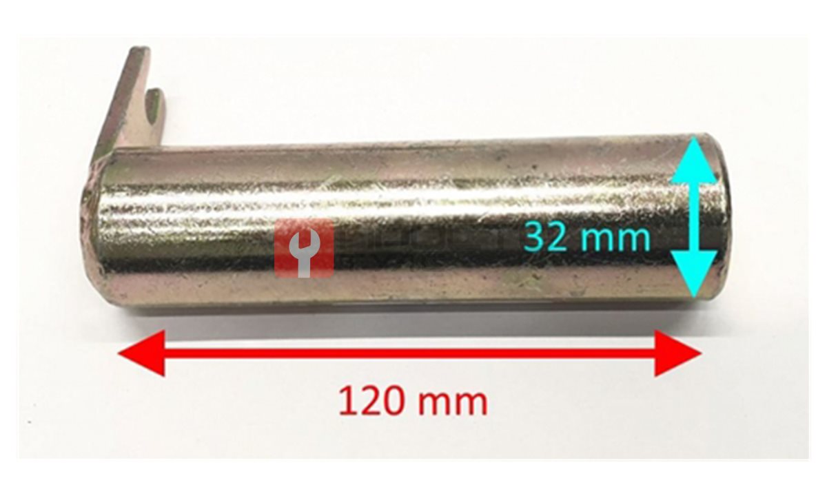  Ось блока шкивов 120*32 (Станкоимпорт ПГ4-4.0 (М)) (0)