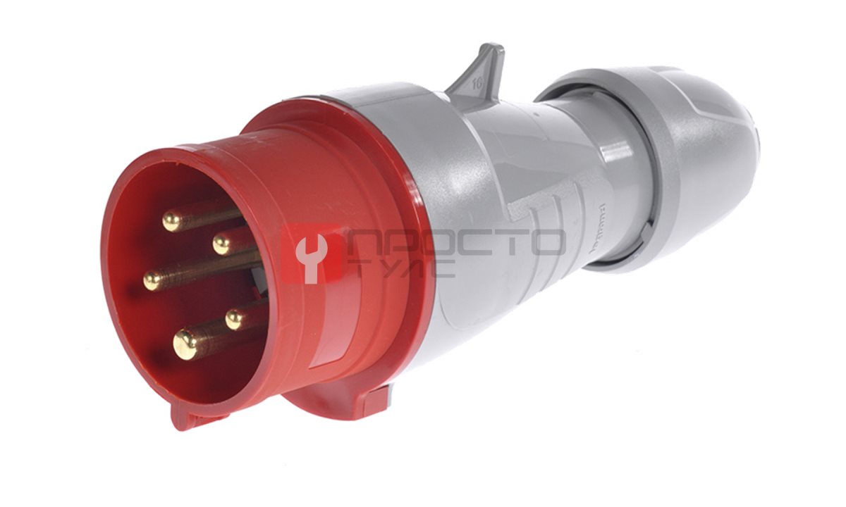  Вилка 555129 кабельная3Р+N+Е 16А 415В IP44 (Legrand), Р4704 (0)