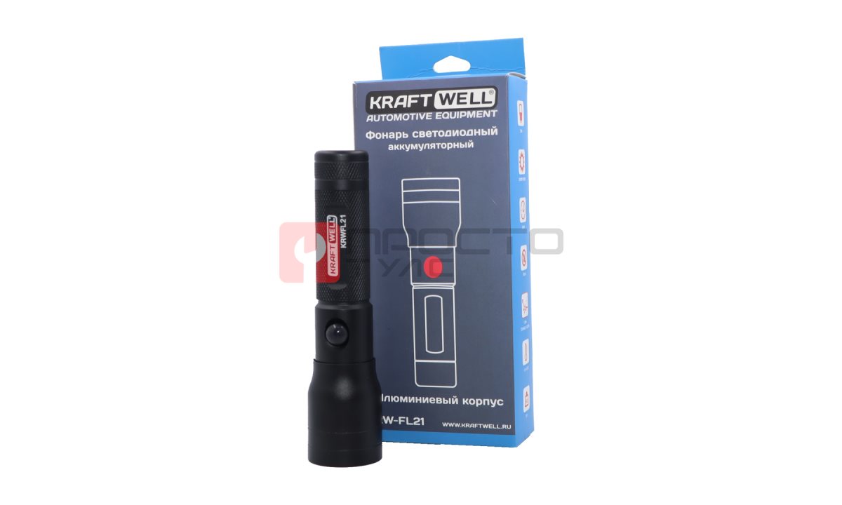  KraftWell KRWFL21 Фонарь светодиодный аккумуляторный (0)