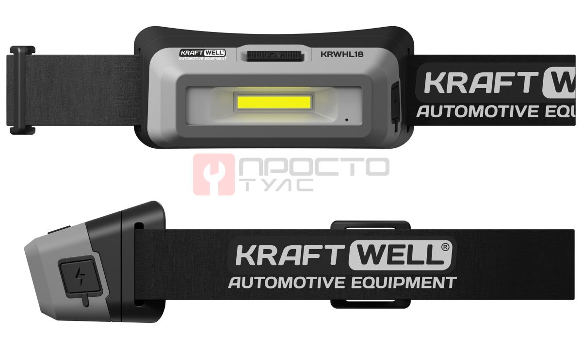  KraftWell KRWHL18 Фонарь налобный светодиодный (0)