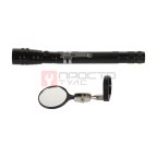  WDK-65453 Фонарик инспекционный на гибкой рукоятке с зеркалом и магнитом, 170-550 мм мни (1)
