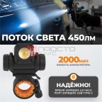  WDK-SGL450 Лампа колориста с тремя режимами световой температуры для краскопульта, 450 Лм, 2000 мАч (8)