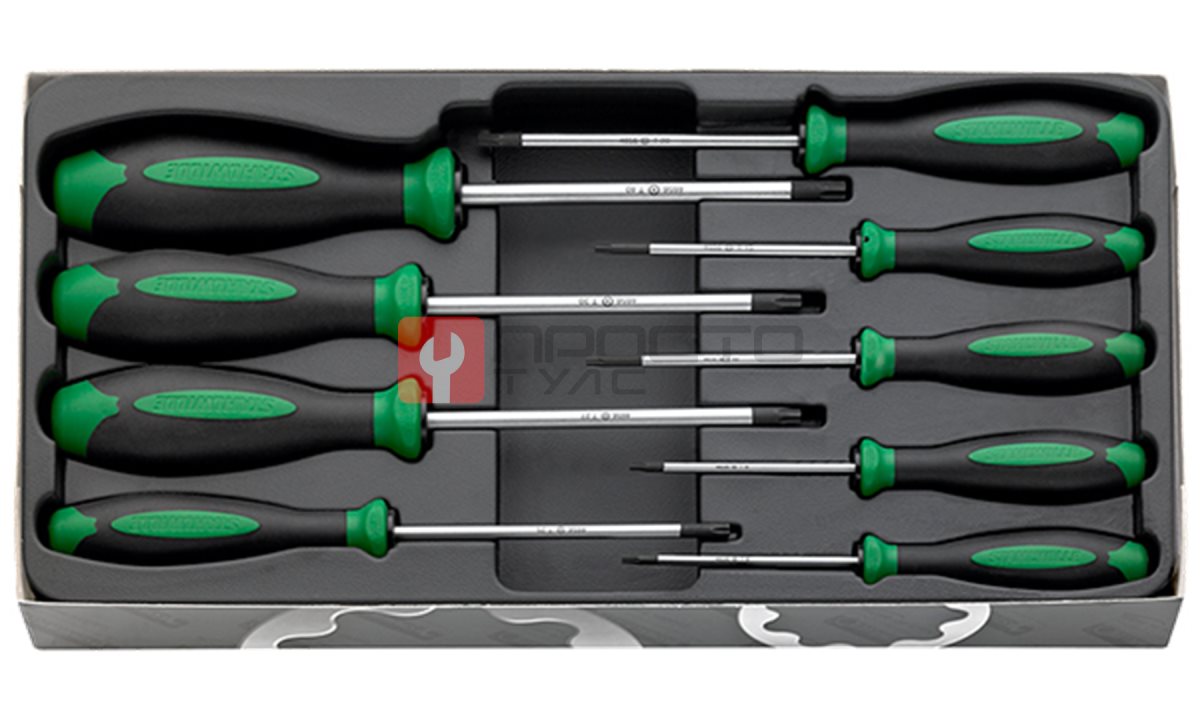  TORX® Набор отверток DRALL+ 9 шт. STAHLWILLE, 96469915, 4699/9 (0)