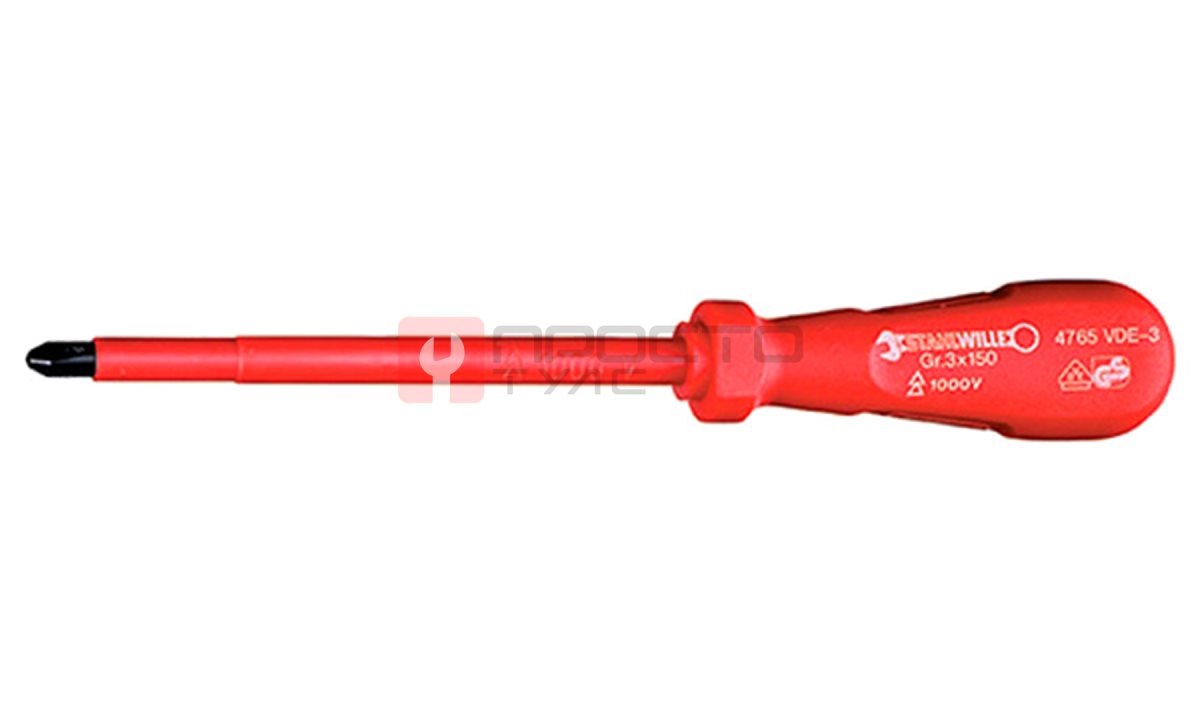  Крестовая отвертка VDE 3, STAHLWILLE 47651003 (0)