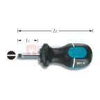  Отвёртка короткая 3,5х25 мм HAZET 801K-35 мни (0)