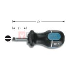  Отвёртка короткая 5,5х25 мм HAZET 801K-55 мни (0)