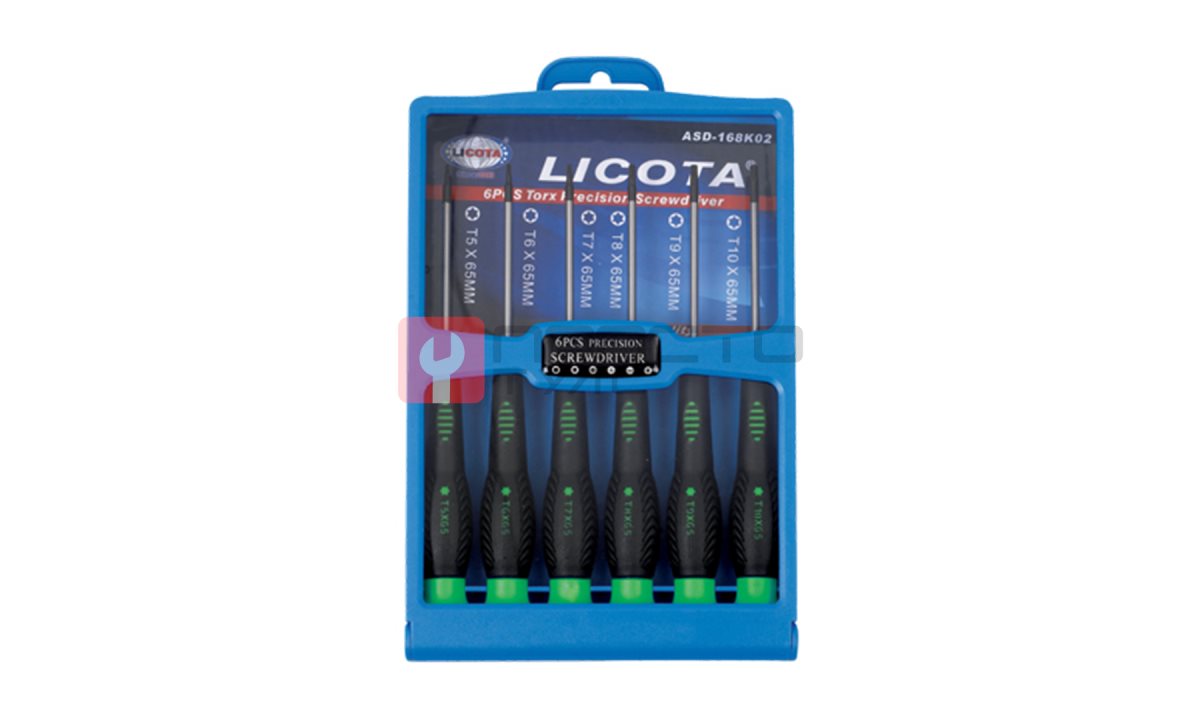  Licota ASD-168K02 Набор отверток Torx для точной механики 6пр. (1)