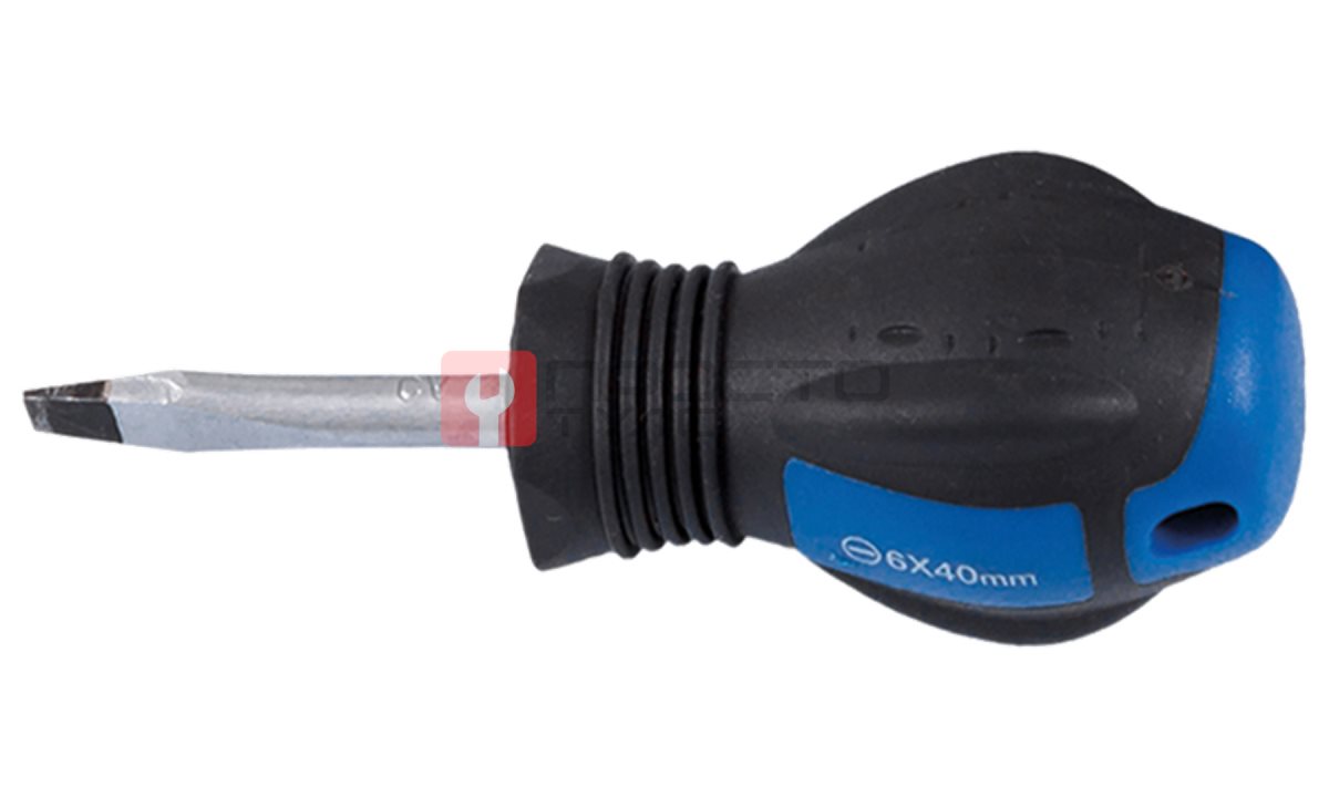  Шлицевая плоская отвертка SL, 40 мм, СТАНКОИМПОРТ, CS-30.01.6x40 (0)