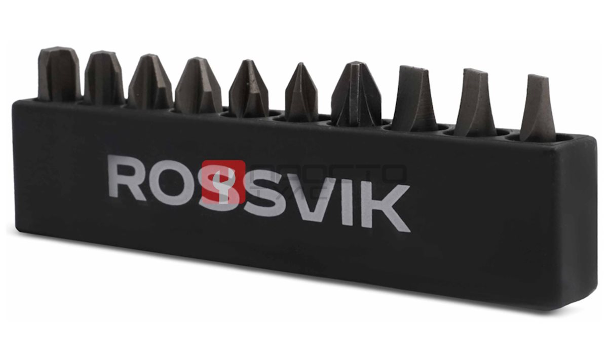  Набор бит ROSSVIK ST356, PH, PZ, SL, HEX, TT, TA, U, Y, 33 предмета (0)
