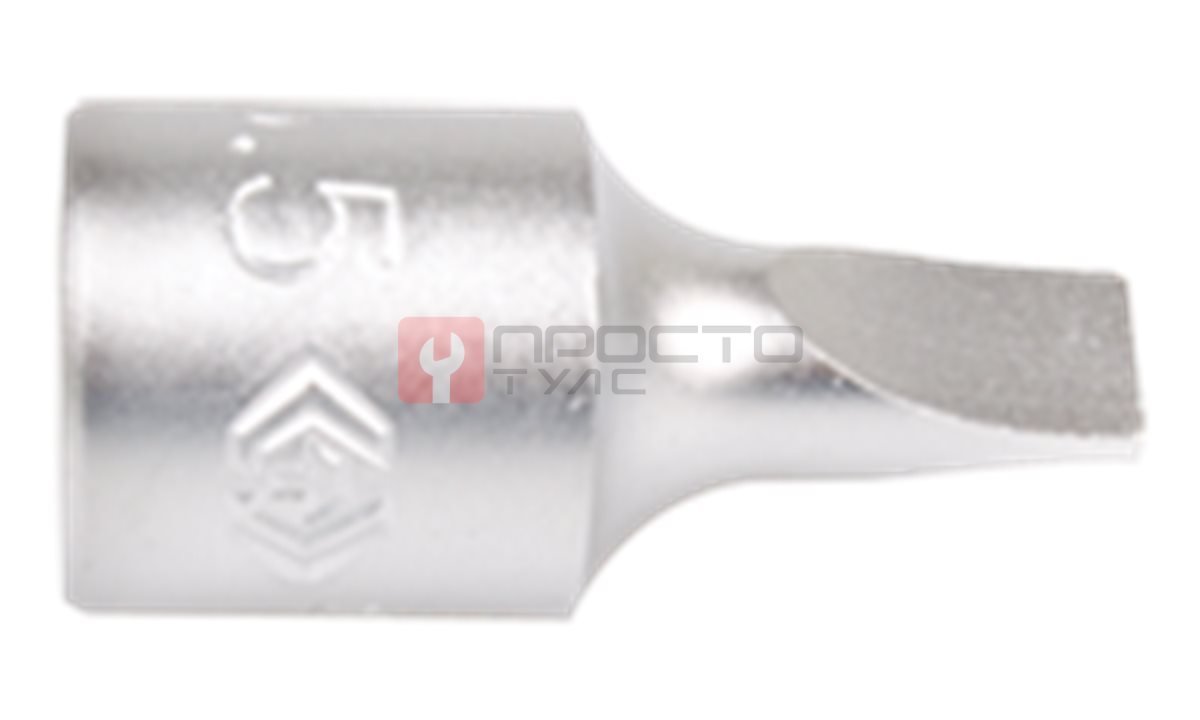  Насадка (бита) торцевая  KING TONY 201208X Slotted1/4” L=25мм 8*1,2 мм (0)