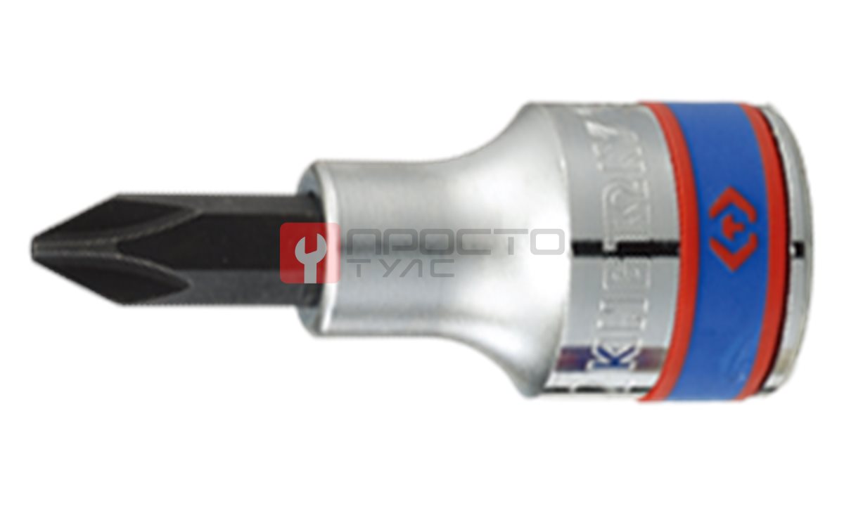  Насадка (бита) торцевая  KING TONY 402103 Phillips 1/2” L=60мм PH3 (0)