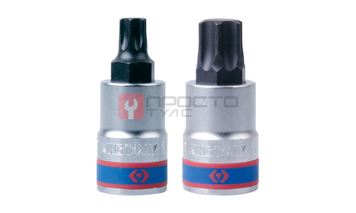  Насадка (бита) торцевая  KING TONY 602390 TORX  3/4” L=80мм T90 (0)