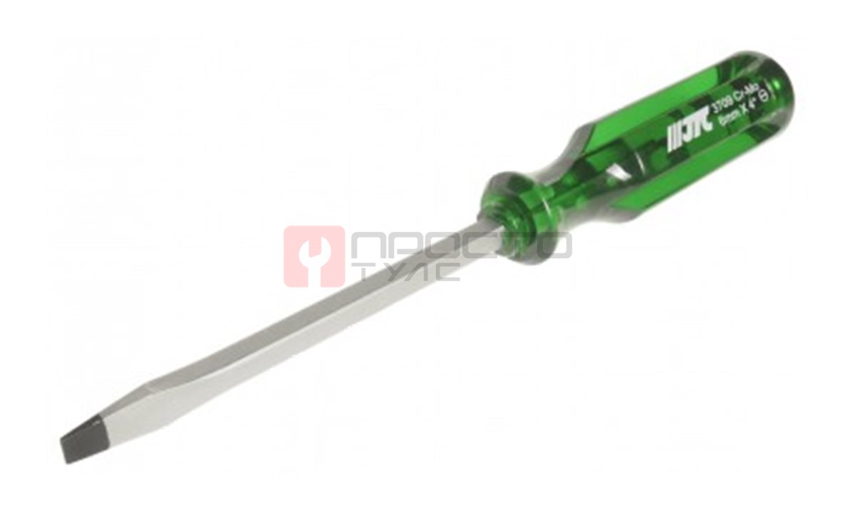  Отвертка шлицевая SL 6.0х100  JTC-3709 (0)