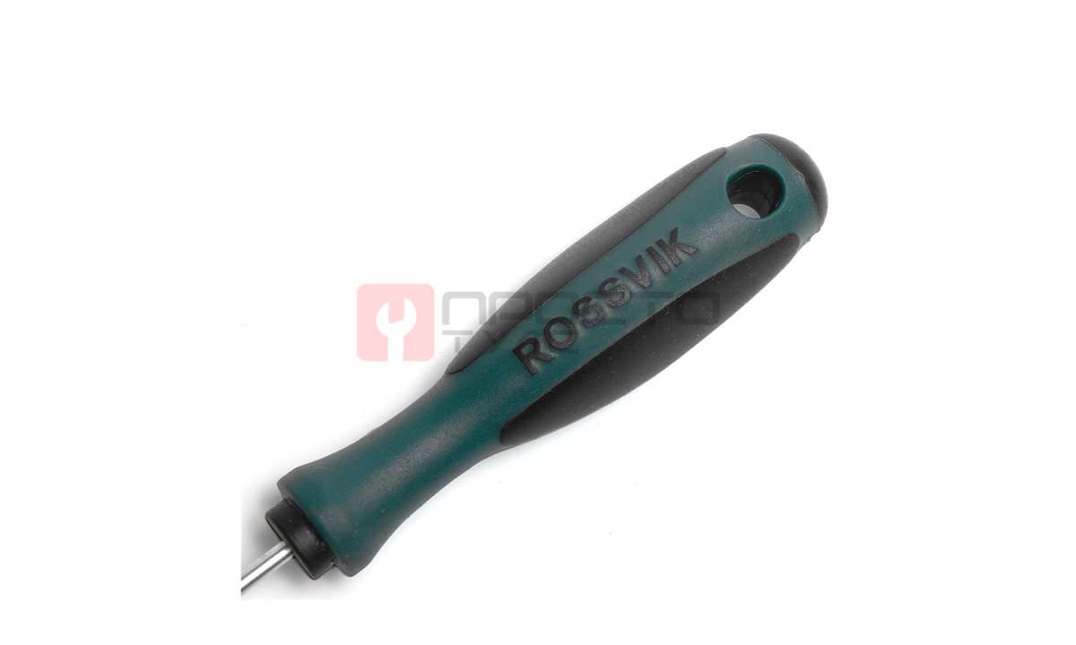  SL3100 Отвертка шлицевая ROSSVIK SL3*100мм (1)