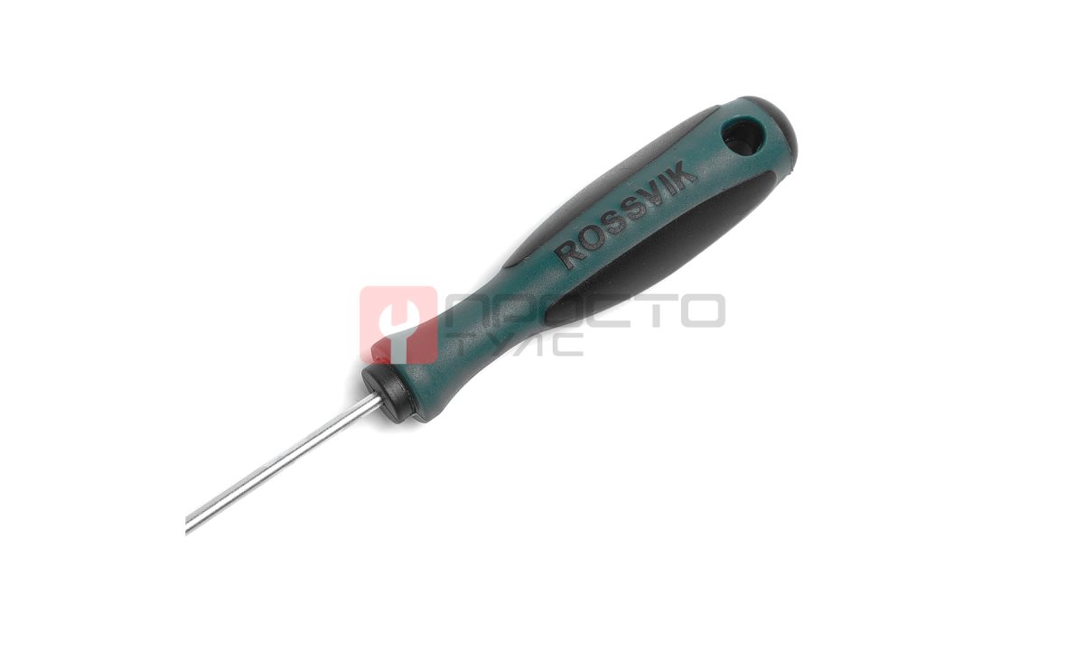  SL3150 Отвертка шлицевая ROSSVIK SL3*150мм (1)
