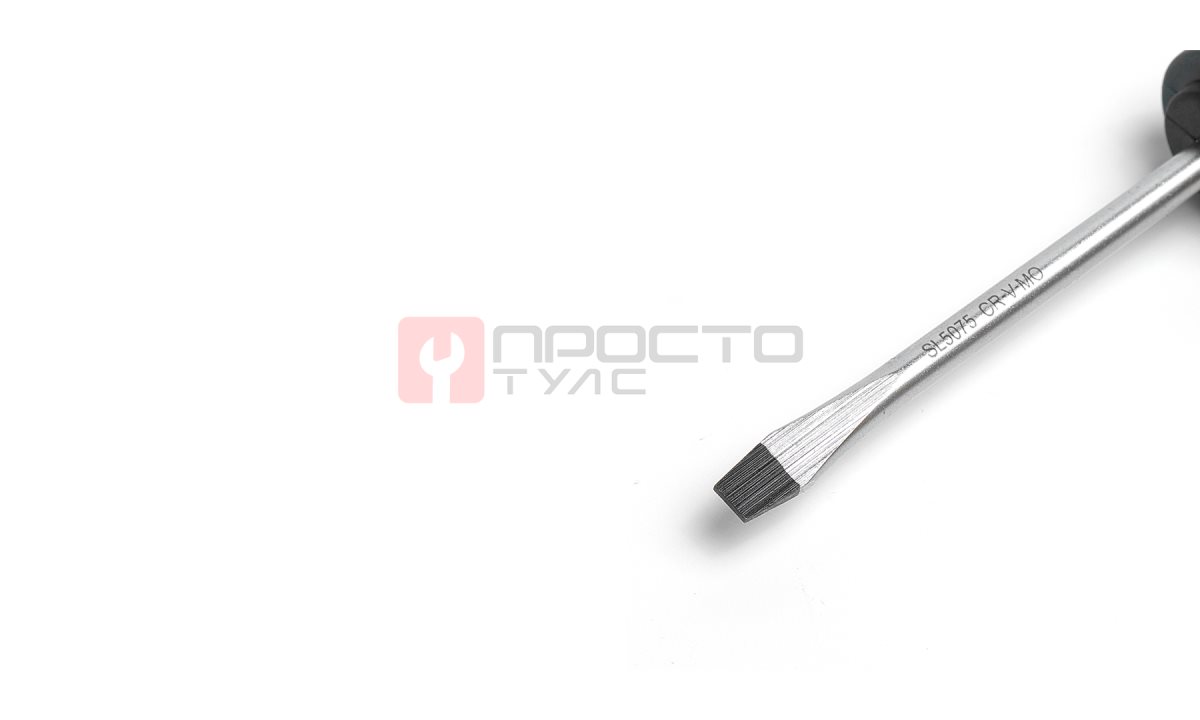  SL5075 Отвертка шлицевая ROSSVIK SL5*75мм (0)