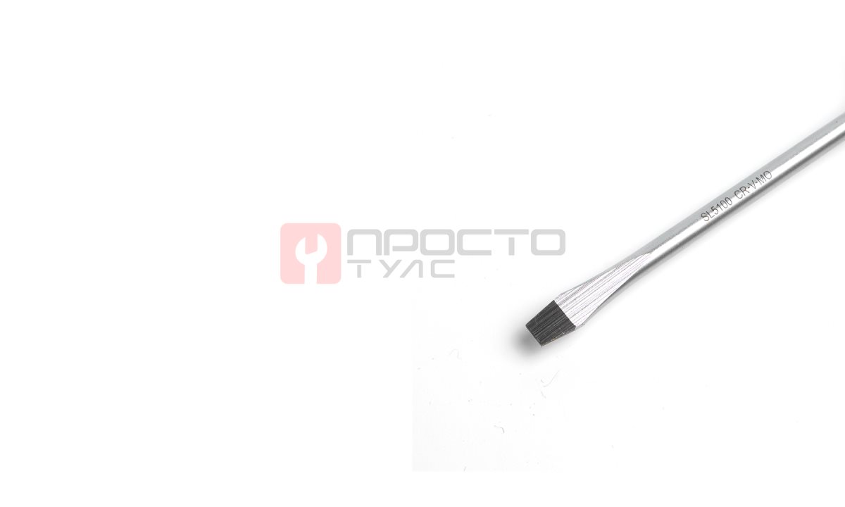  SL5100 Отвертка шлицевая ROSSVIK SL5*100мм (0)