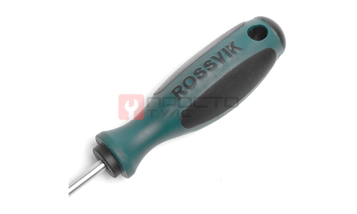  SL5200 Отвертка шлицевая ROSSVIK SL5*200мм (1)