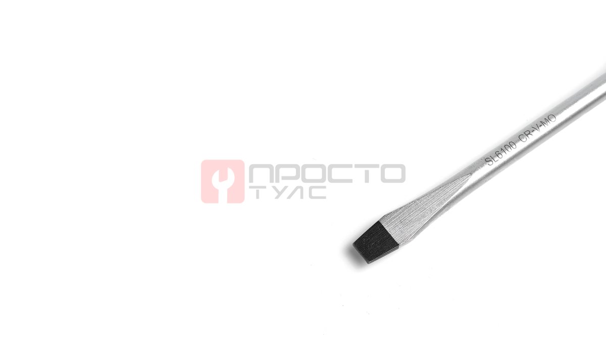  SL6100 Отвертка шлицевая ROSSVIK SL6*100мм (0)