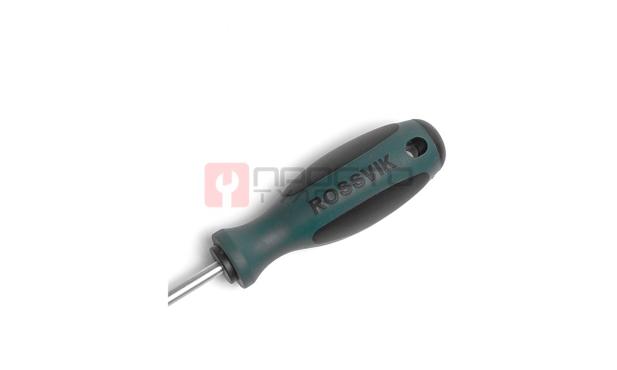  SL6100 Отвертка шлицевая ROSSVIK SL6*100мм (1)