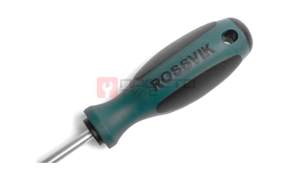  SL6125 Отвертка шлицевая ROSSVIK SL6*125мм (1)