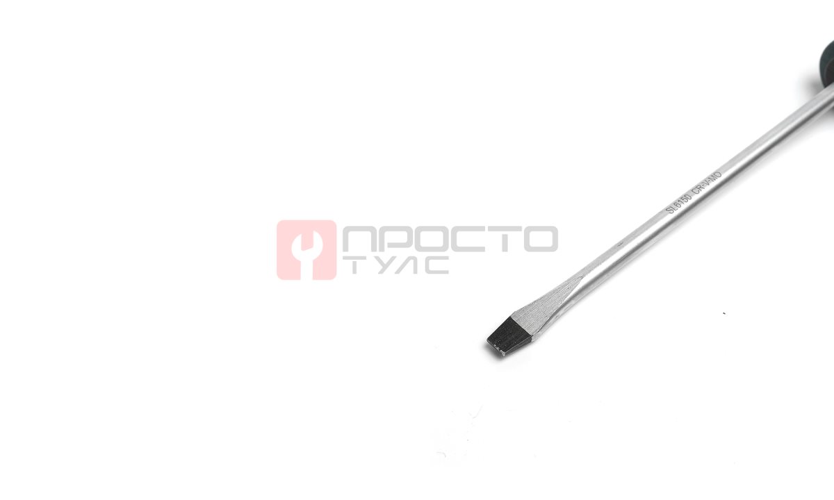  SL6150 Отвертка шлицевая ROSSVIK SL6*150мм (1)