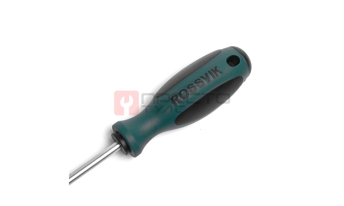  SL6200 Отвертка шлицевая ROSSVIK SL6*200мм (1)