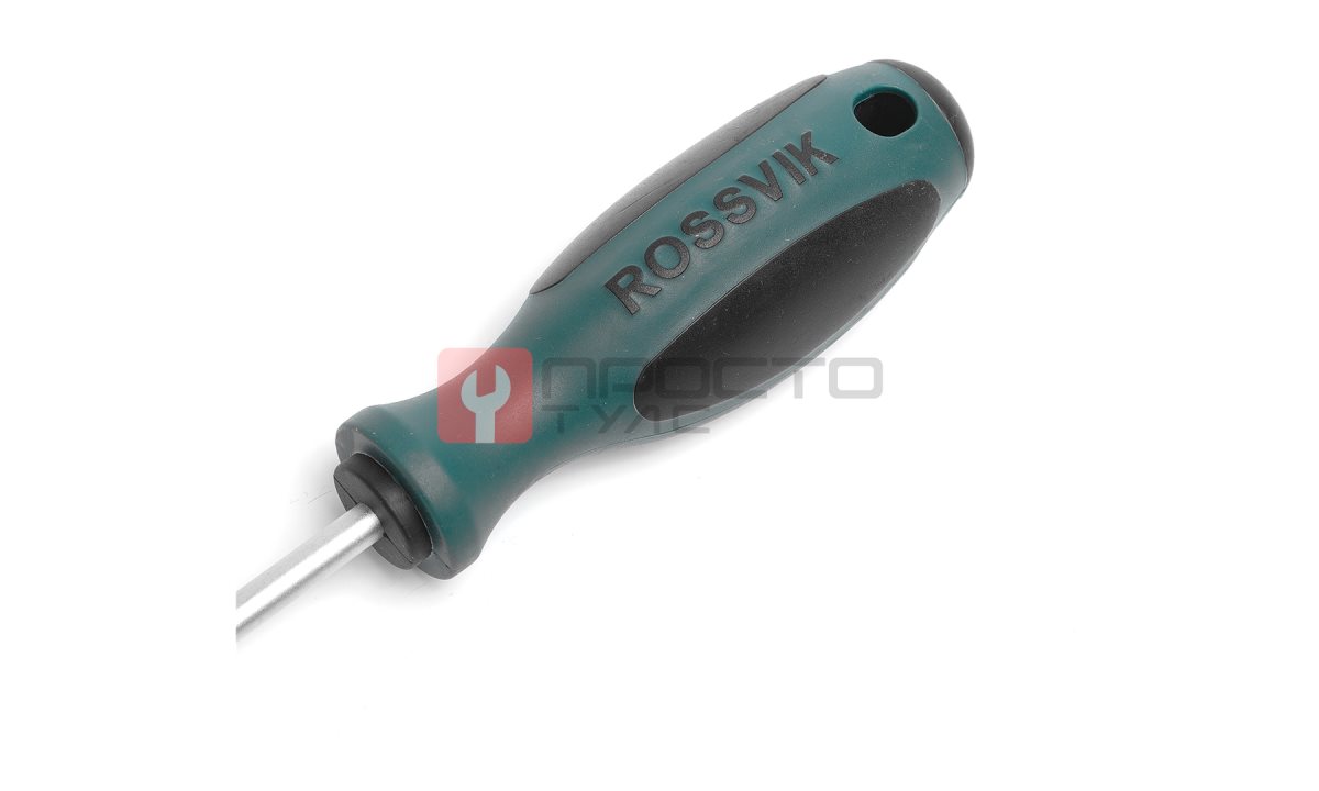  SL6250 Отвертка шлицевая ROSSVIK SL6*250мм (1)