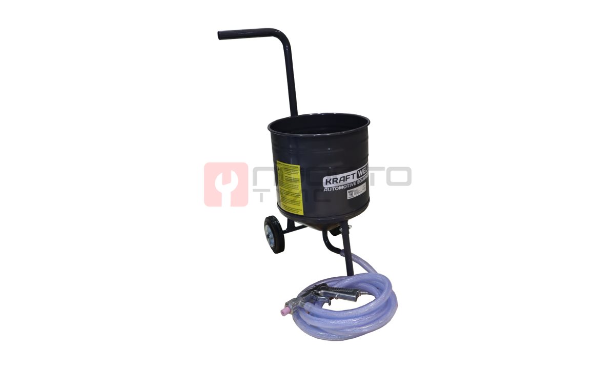  KraftWell KRW-SB14T Установка пескоструйная 14 л открытый бак (0)