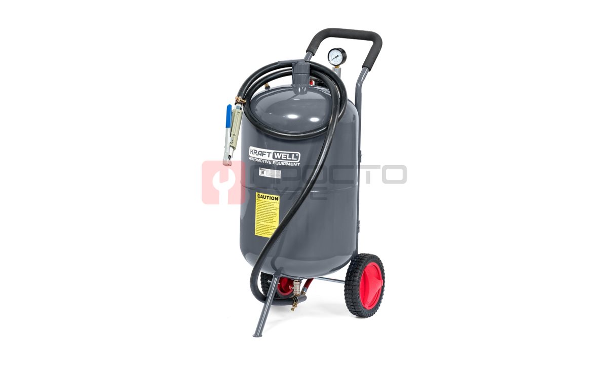  KraftWell KRW-SB20H Установка пескоструйная 74 л мобильная (0)