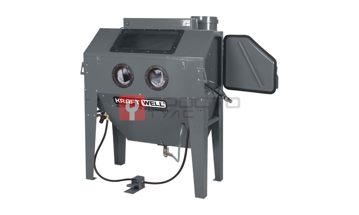  KraftWell KRW-SB420S Камера пескоструйная, боковая загрузка, 420 л (0)