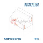  NORDBERG Камера пескоструйная NS1K настольная, боковая загрузка 110 л мни (1)