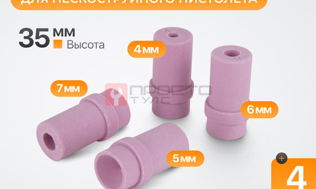  WDK-82090/1 Сопло пескоструйное керамическое, комплект (1)