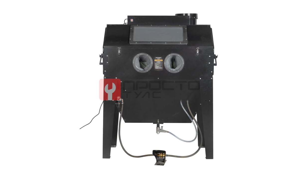  WDK-83421 Пескоструйная камера 420л, боковая и фронтальная загрузка (1)