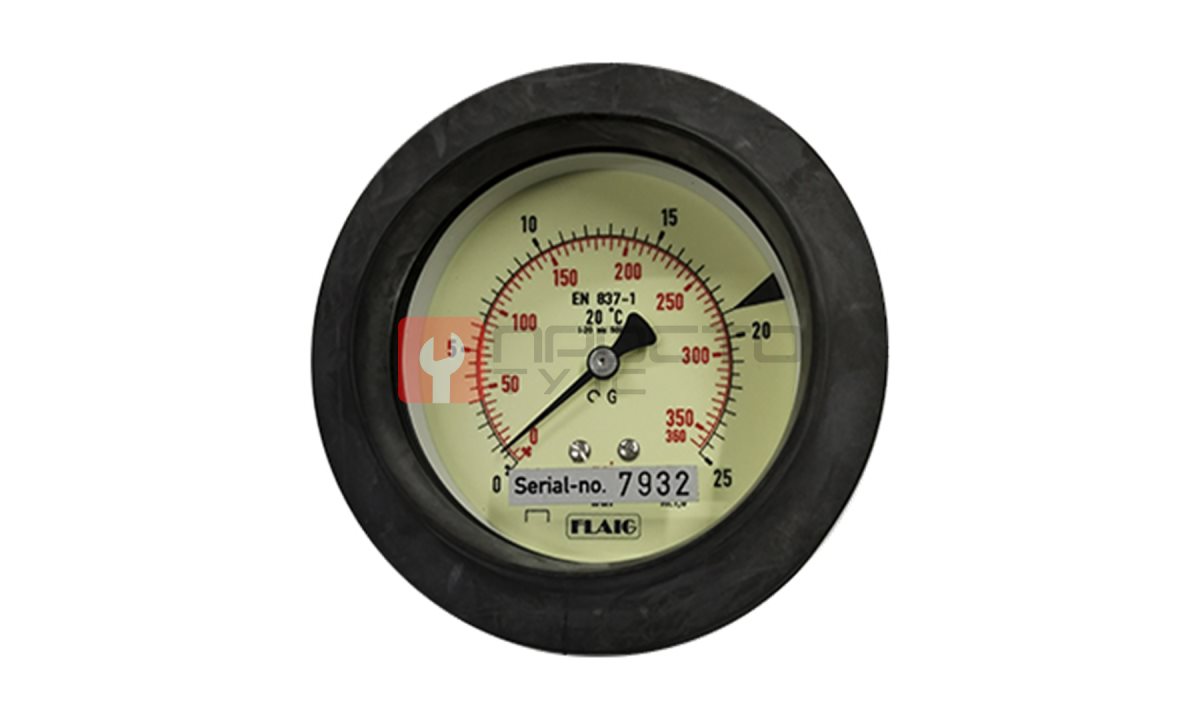  Манометр в защитном чехле 0-25 bar, FLAIG, RL-RF80-25-K (0)