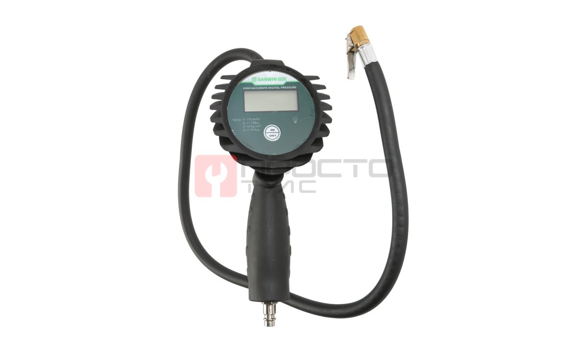  GARWIN PRO 806006-03 Пистолет для накачки шин с цифровым манометром, 12 бар (0)