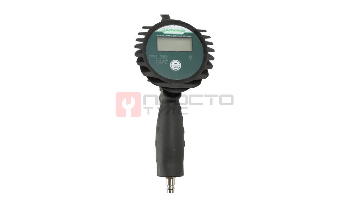  GARWIN PRO 806006-03 Пистолет для накачки шин с цифровым манометром, 12 бар (1)