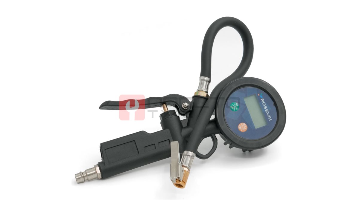  Пистолет накачки ROSSVIK RIG-010D с цифровым манометром, 0-10бар (0)