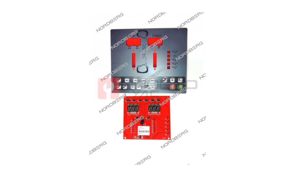 Дисплей с клавиатурой всборе для 4524C NORDBERG B-01-1210002+B-01-1210003 (0)